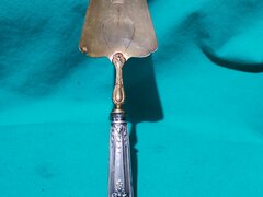 Paleta franceza pentru tort/ prajituri, maner din argint 950